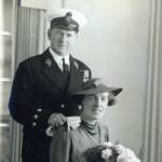 With Lily in May 1938 after our Wedding