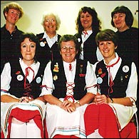 Sheila (centre) and Maureen (right)