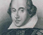 Drawn portrait of Shakespeare