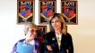 Stand-in Head-Mistress Jo Caulfield with assistant Susan Morrison, June 2010