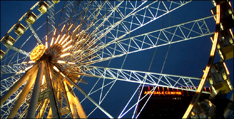 Big Wheel and the Arndale Centre