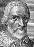 Portrait of English monk, historian and theologian Saint Bede (673 - 735 AD)