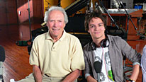 Jamie Cullum meets Hollywood star Clint Eastwood at his Los Angeles production studio