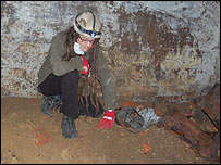 Ziggy Norton by the Stoke Hall Vaults well