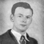 Joseph Thomas Pack, 1942. This picture was taken to make passes and was hidden in a bottle under the ground to conceal it from the Gestapo. Joseph Thomas Pack, 1942. This picture was taken to make passes and was hidden in a bottle under the ground to conceal it from the Gestapo.