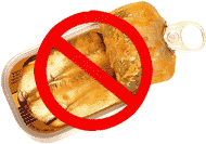 These are NOT San Marzina Sardines ensconced in extra virgin Tuscan olive oil