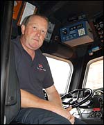 Mike Russell, Coxwain, Whitby lifeboat