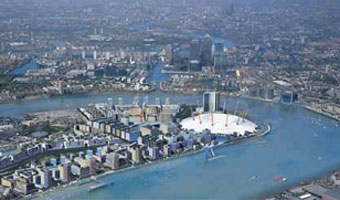 Greenwich Peninsular - copyright DCLG