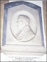 Thomas Clarkson - Playford church memorial