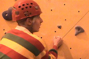 Rhys is fanatical about rock climbing - he's hoping to be one of the youngest people to climb Mount Everest