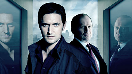 Richard Armitage (left) and Peter Firth star as Lucas and Harry as award-winning spy drama Spooks returns to BBC One