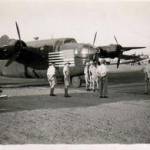 The first Liberator (‘Lib’) to land at Heliopolis from the United States of America.