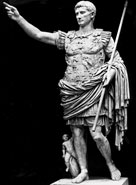 Marble statue of Augustus, believed to have been commissioned in 15AD
