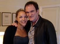 Quentin Tarantino and Jenna