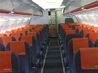 Inside an EasyJet Aircraft