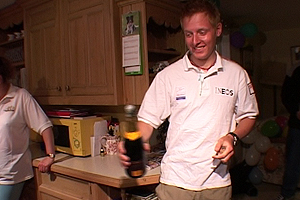 Rhys is one of a handful of people to have successfully climbed Mount Everest. He takes up the story of his climb as he returns home after his long journey.