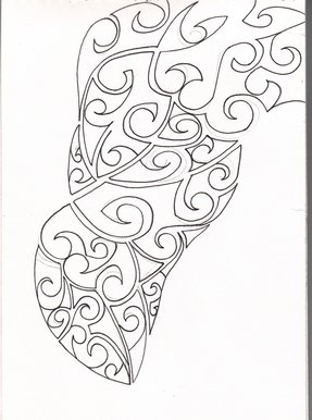 Upper arm tattoo