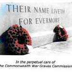 Frank Dentremont - not forgotten [The Commonwealth War Graves Commission has provided permission for printouts to be placed on this site]