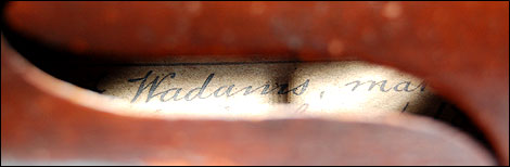 Violin signature