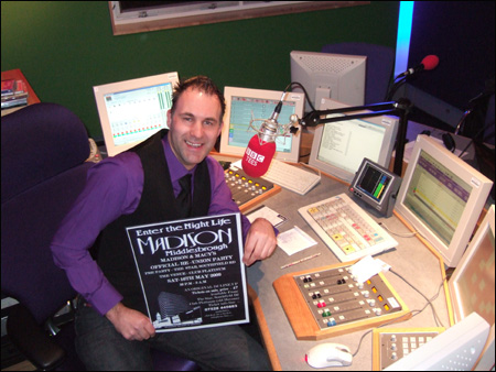 Ste Teasdale in the studio with John Foster