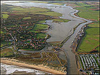 River Blyth flooded