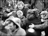 Scuffle at Orgreave © Steve Eason
