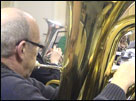 ray playing in band