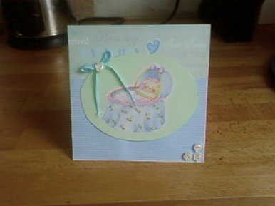 New baby card