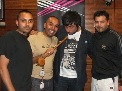 The Soundpipe boys with Bobby Friction
