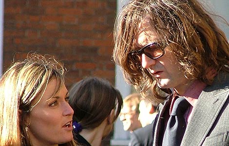 Jarvis Cocker at John Peel's funeral
