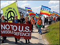 2009: CND protest at Fylingdales