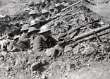 Infantry in reserve awaiting orders, 25 September 1916, Battle of Morval 