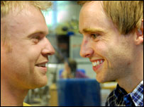Late Show presenters Kev (R) and Paul (L)