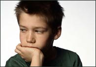 Young boy in care