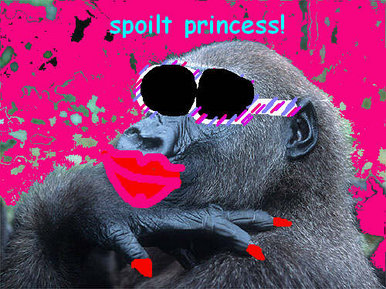 Spoilt gorilla!