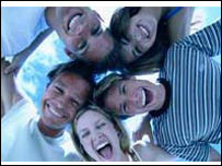 A group of smiling faces