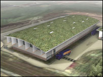 Design for new distribution centre