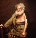 Actor posing as Socrates