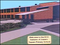 Computer design of the school
