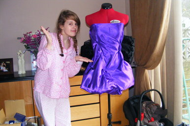 Purple dress