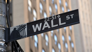 The Wall Street sign