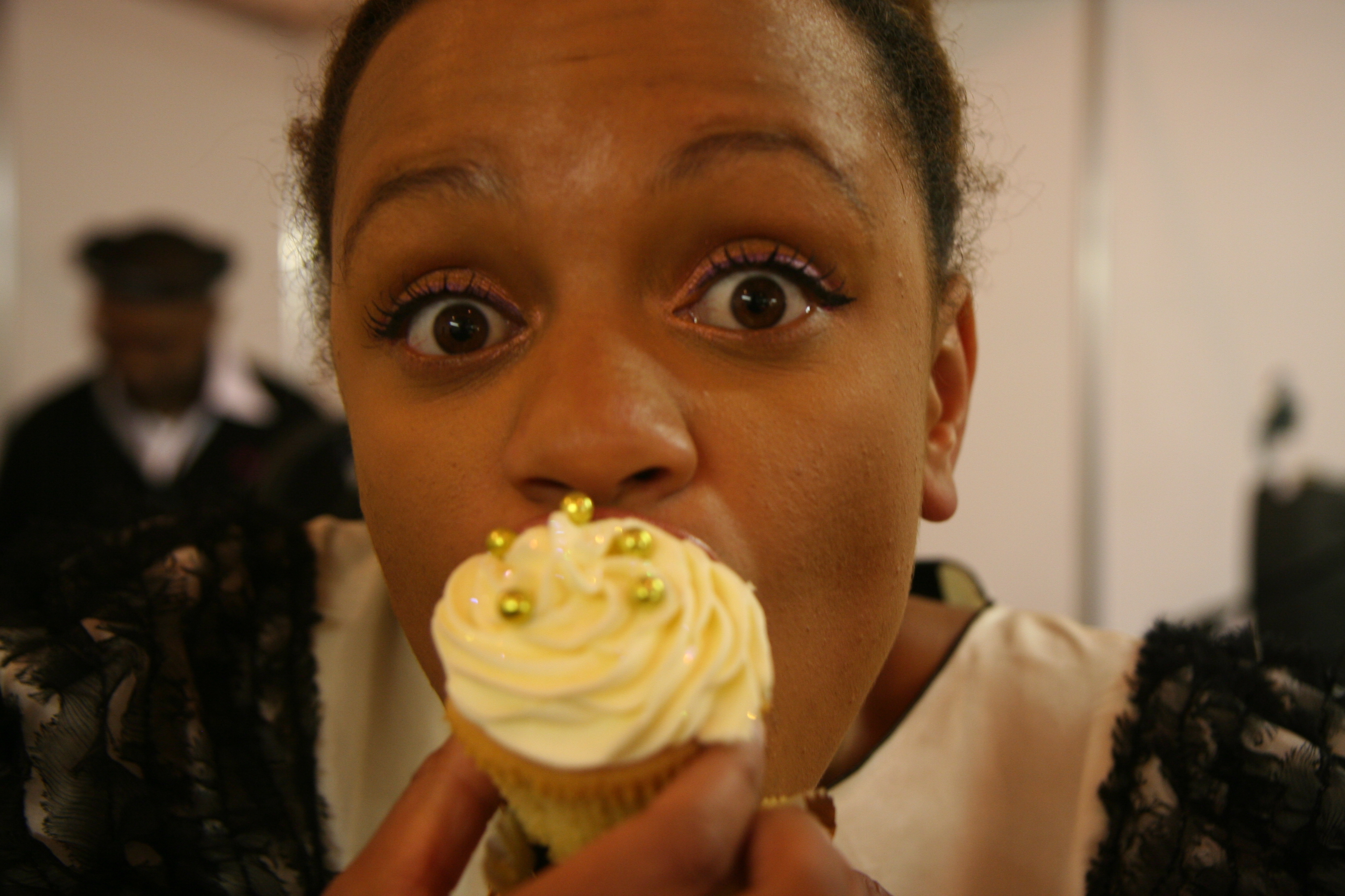 Gemma backstage at the MOBO Awards 2009
