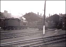 Monument Lane steam shed 1950s