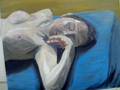 The nude lady