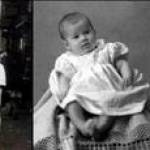 On Honeymoon in Blackpool - Jacquie in 1941 and aged 2 years and 3 months.