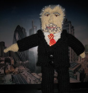 Knitted Sir Alan Sugar