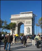 l'Arc de Triomphe