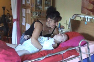 Kathy's son Kieran is terminally ill