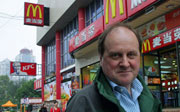 Jim outside McDonalds
