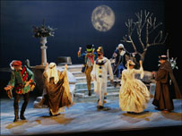 The costume ball scene in Rebecca